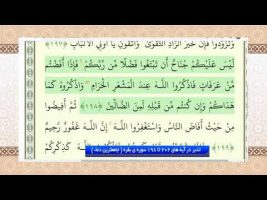 تدبر در قرآن : تدبر در آیه های 202 تا 198 سوره ی بقره ( جامعترین دعاء )