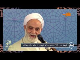 تلفن مستقیم : شیعه بدی را از جانب خدا و خوبی را از امام رضا میداند