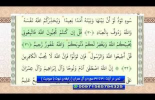 تدبر در قرآن: تدبر در آیات 31 تا 37 سوره ی آل عمران ( رابطه ی نبوت با عبودیت )
