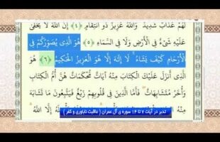 ( تدبر در قرآن: تدبر در آیات 7 تا 14 سوره ی آل عمران ( عاقبت ناباوری و کفر